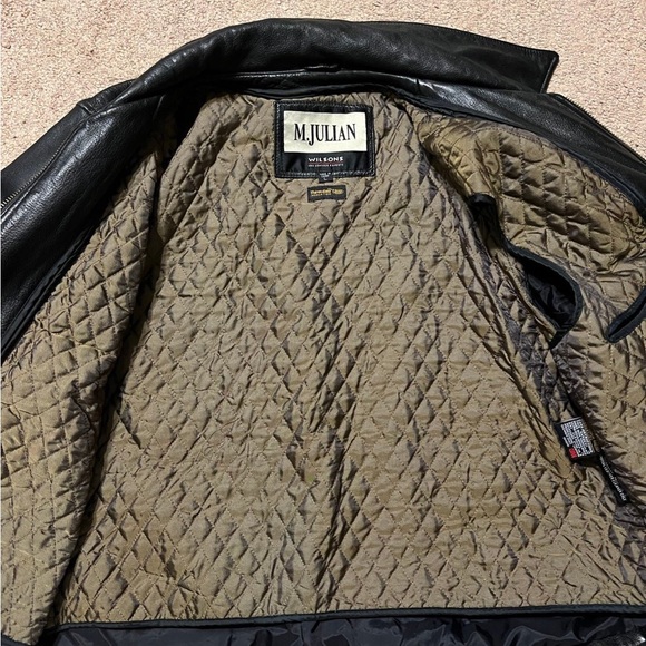 Wilson’s leather jacket - M. Julian mens - Picture 3 of 12